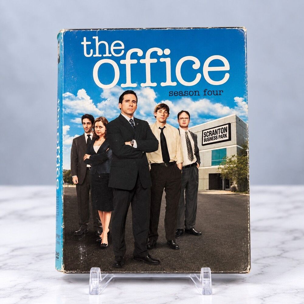 The Office Season 4 DVD 4 Disc Set Steve Carell Complete Season Four NBC